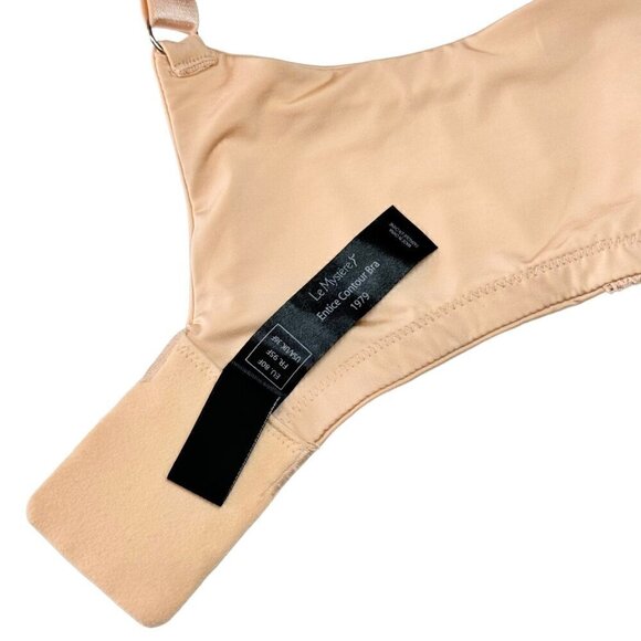 NWOT Le Mystere Nude Lace Entice Contour 1979 Underwire Unpadded Bra Sz. 36F - Picture 11 of 13